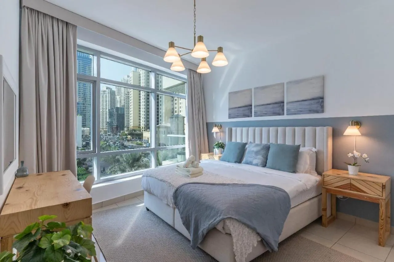 Daire Elegant 1Br At Sanibel Tower Park Island Tower Dubai Marina By Al Sarya Holiday Homes